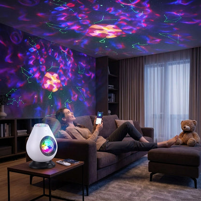 Galaxy Star Projector with Bluetooth Speaker